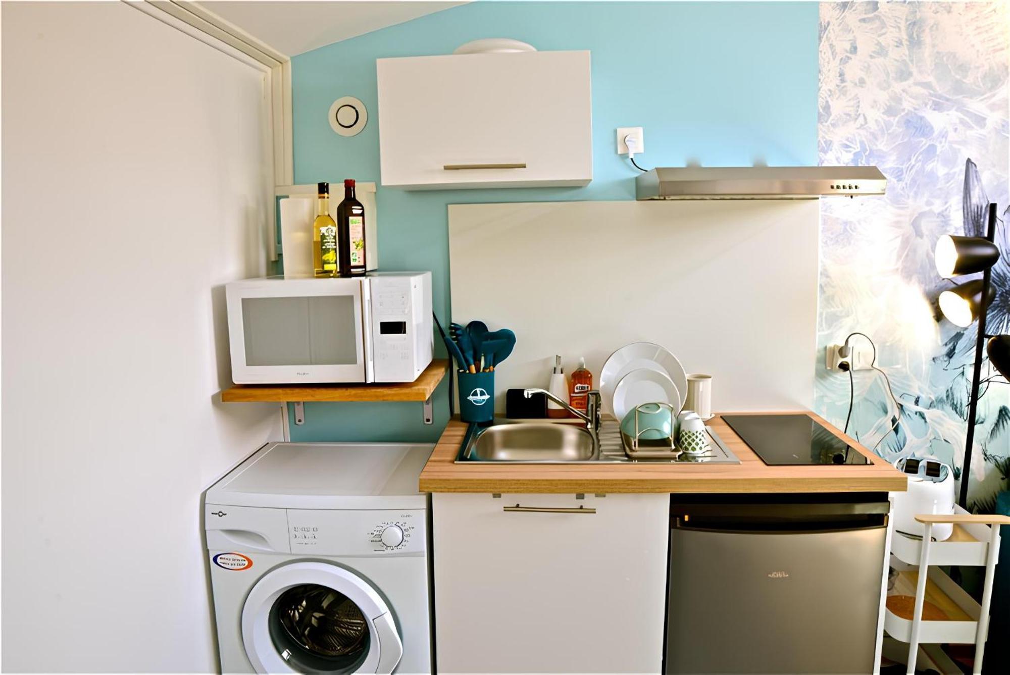 Apartment 400m Gare&centre Ville, Seche Linge, Local Velo