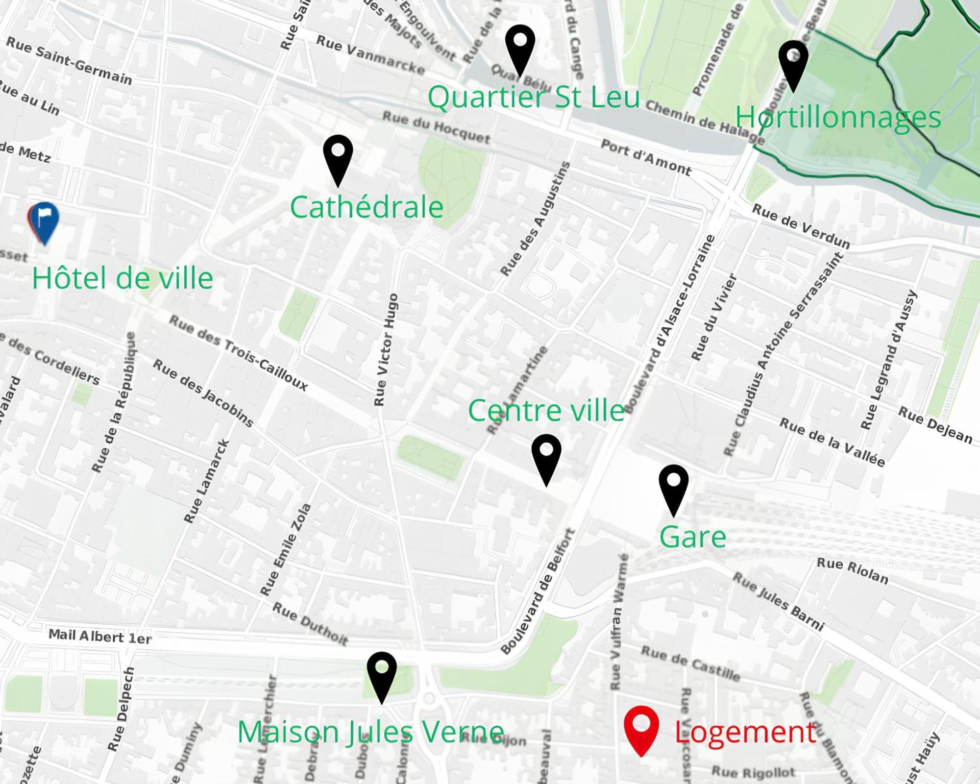 400m Gare&centre Ville, Seche Linge, Local Velo